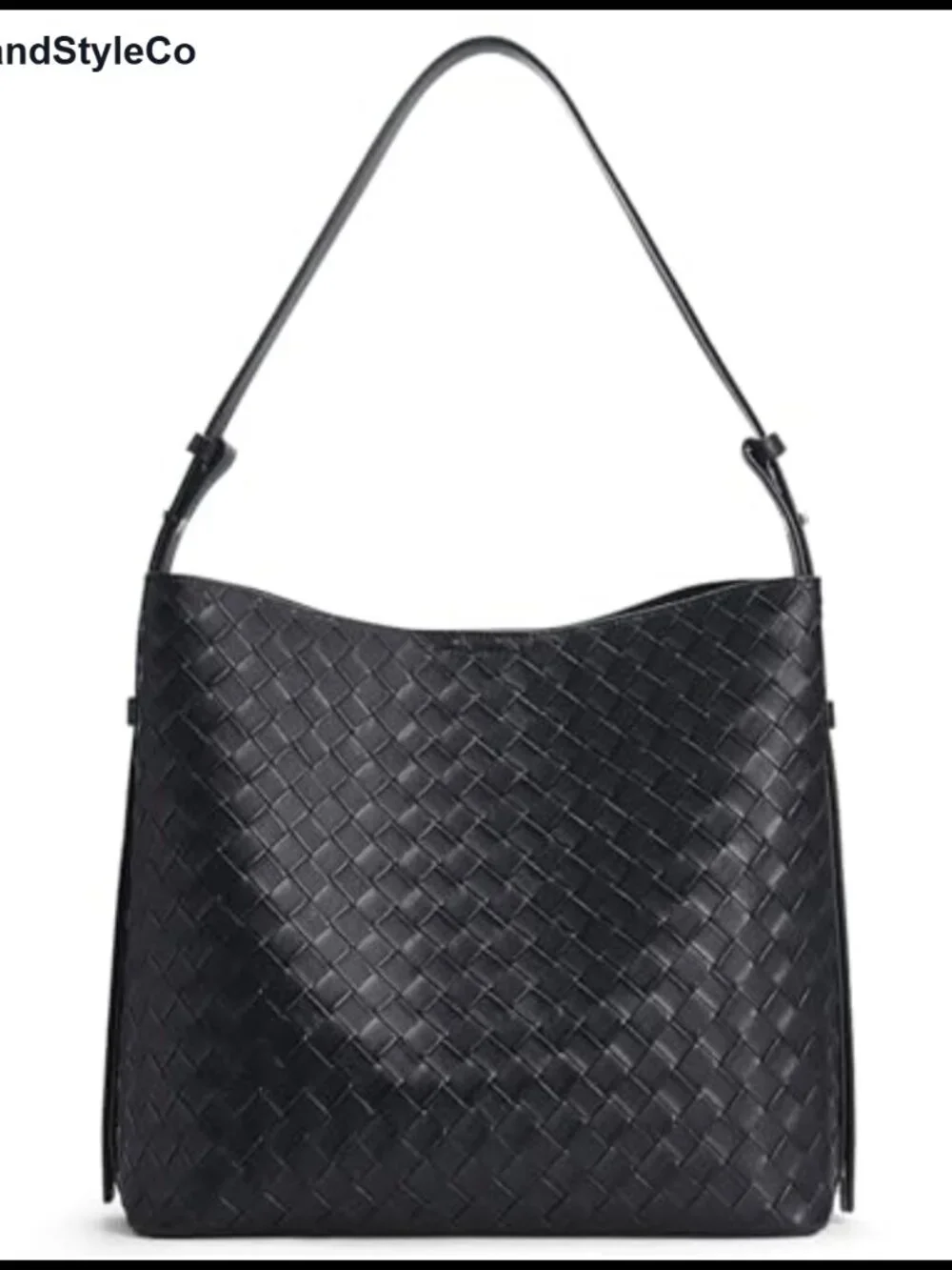 Woven Tote Bag for Women Large Capacity Shoulder Bag with Adjustable Strap